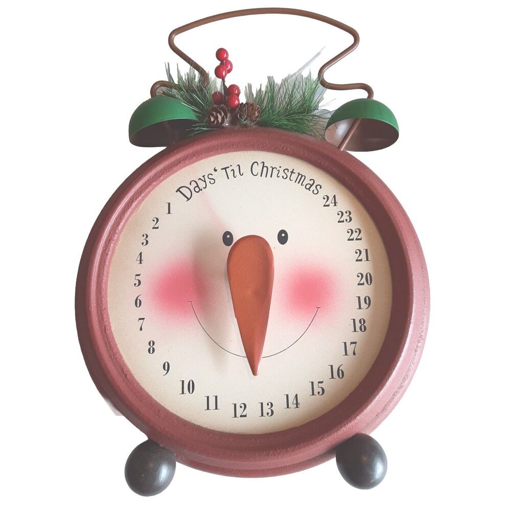 Gerson International Snowman Countdown Clock Days Til Christmas Holiday Decor